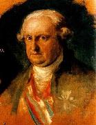 Francisco de Goya Portrait of Antonio Pascual of Spain painting
